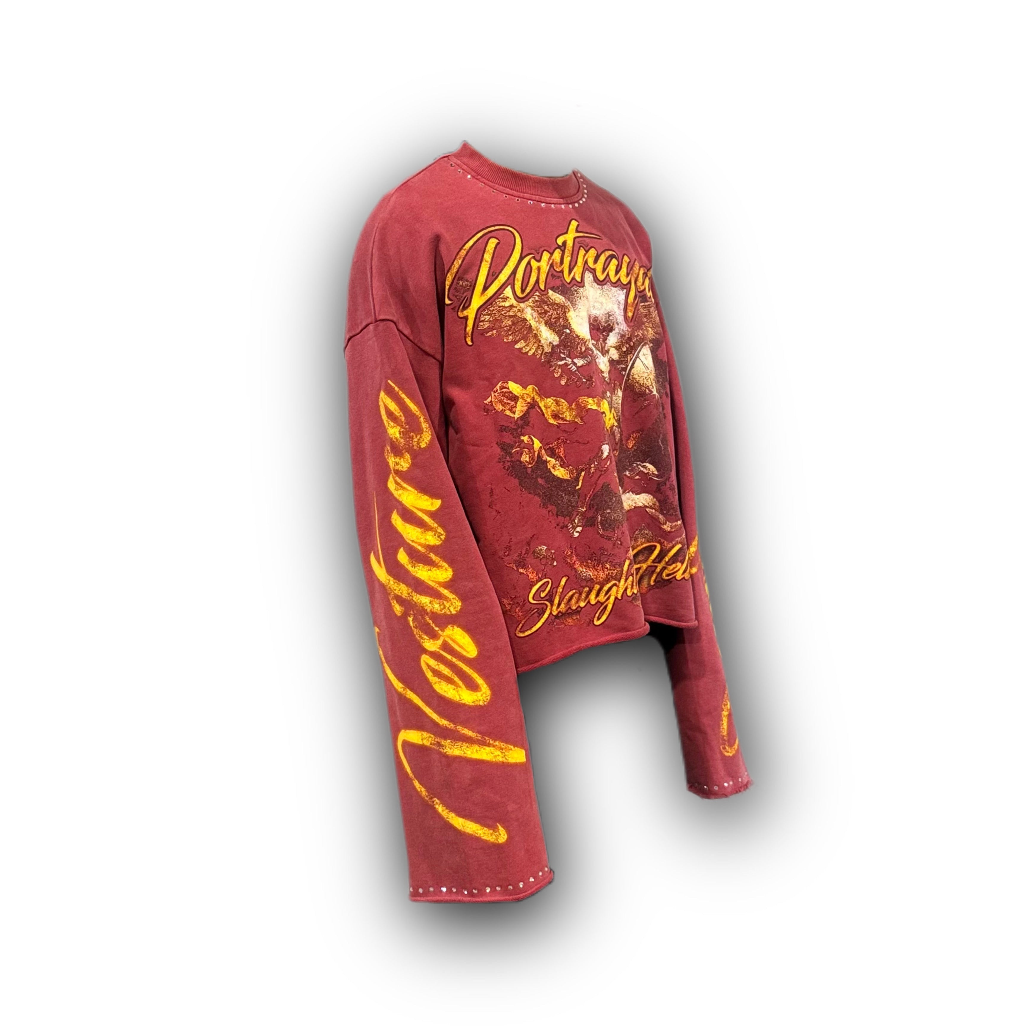 SLAUGHTER FLARED LONG SLEEVE (RED)