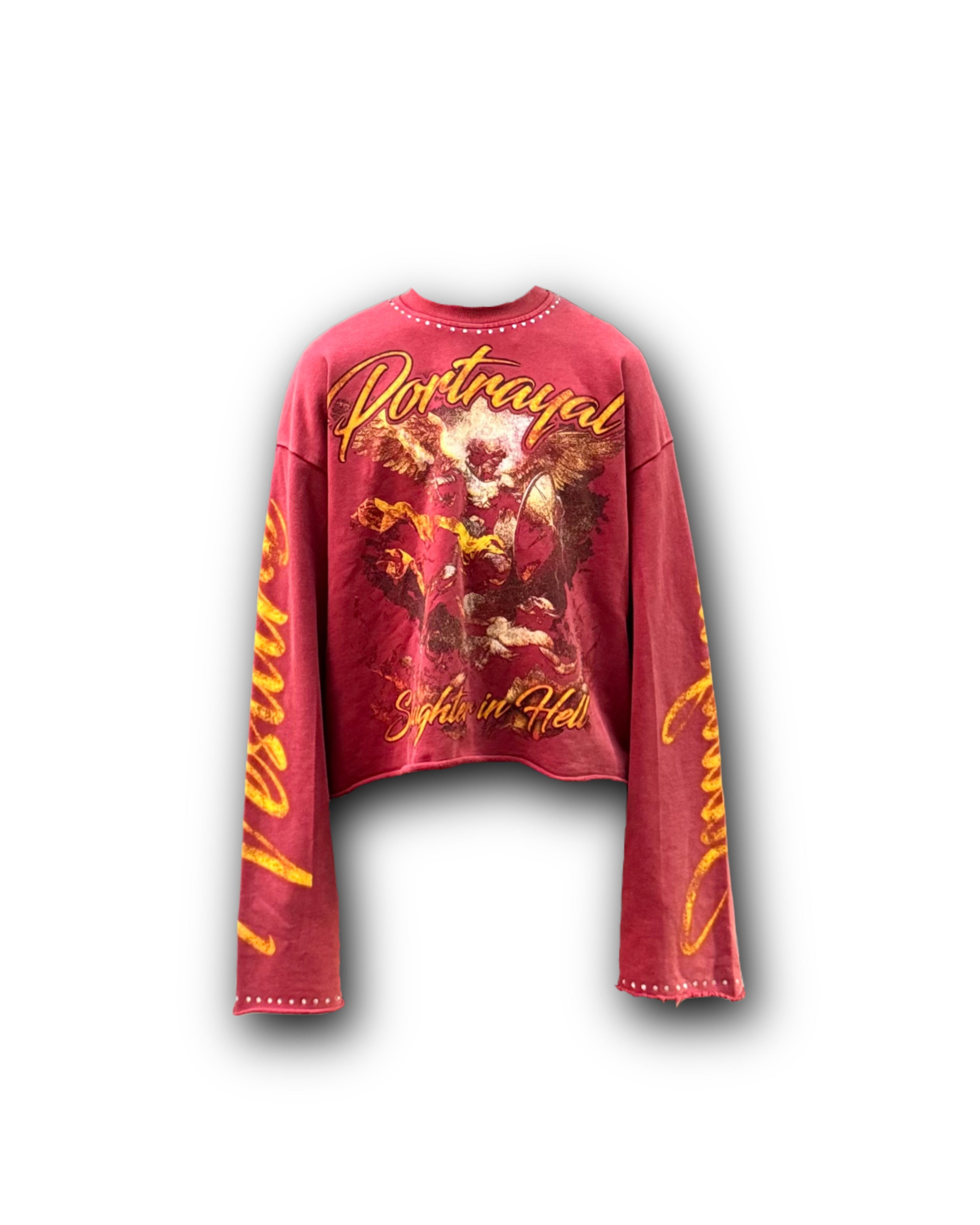SLAUGHTER FLARED LONG SLEEVE (RED)