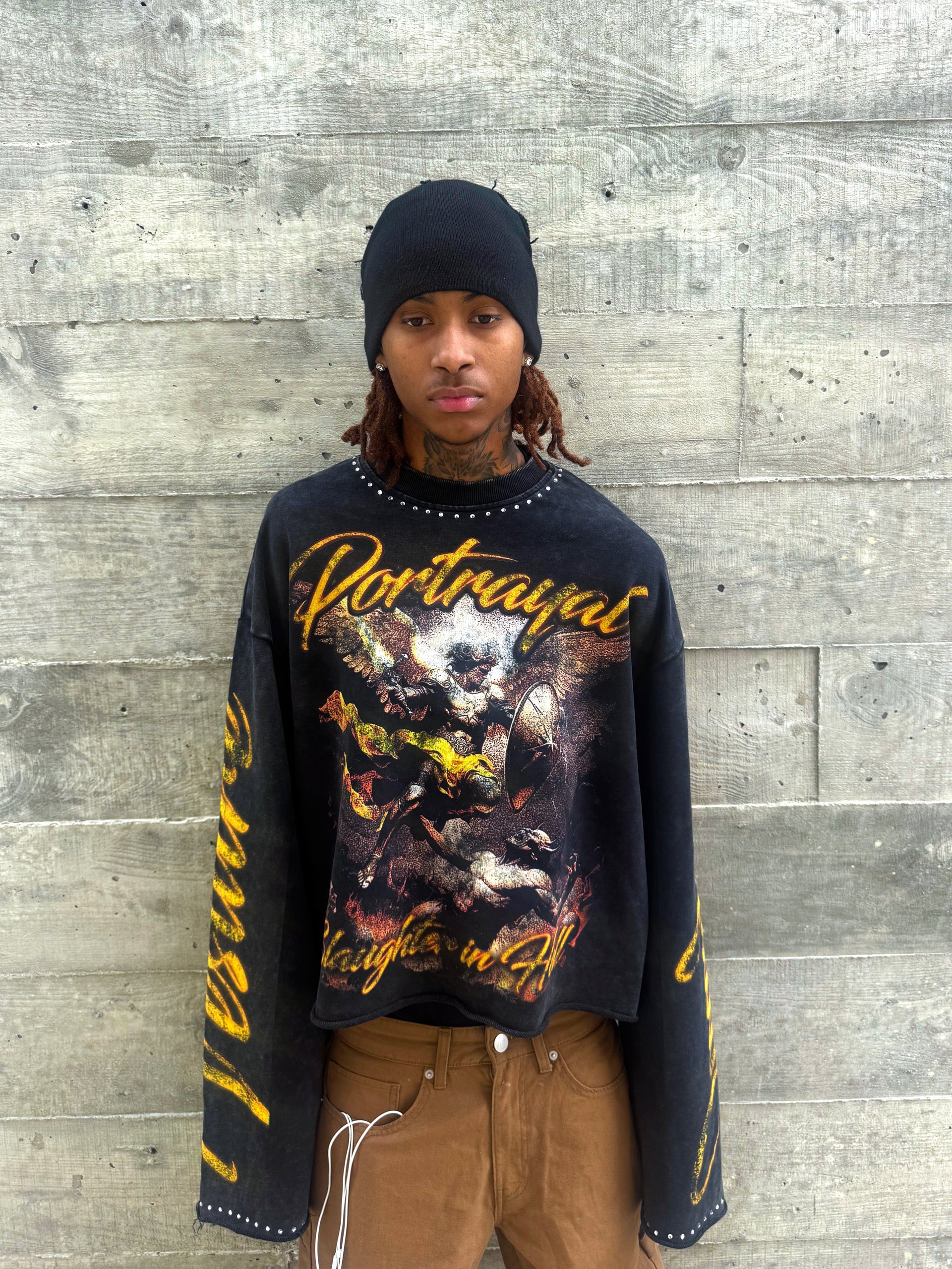 “SLAUGHTER” FLARED LONGSLEEVE